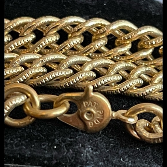 Signed MONET Gold Tone 55” Chain Necklace -Double or Triple for different looks! - Picture 7 of 17